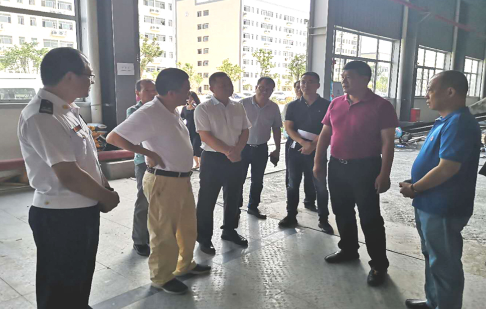 福清市常务副市长一行辅导 莅临GA黄金甲新资料科技工业园调研领导